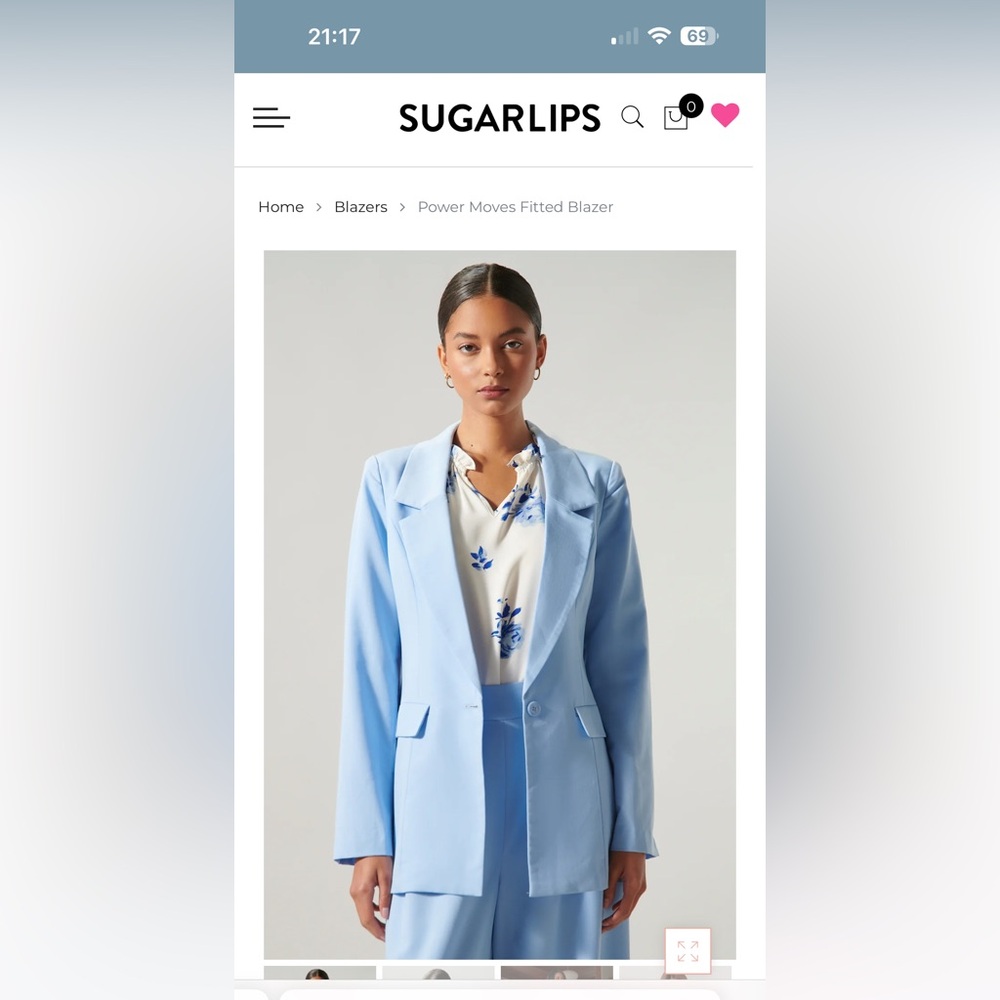 Women’s Blue Blazer